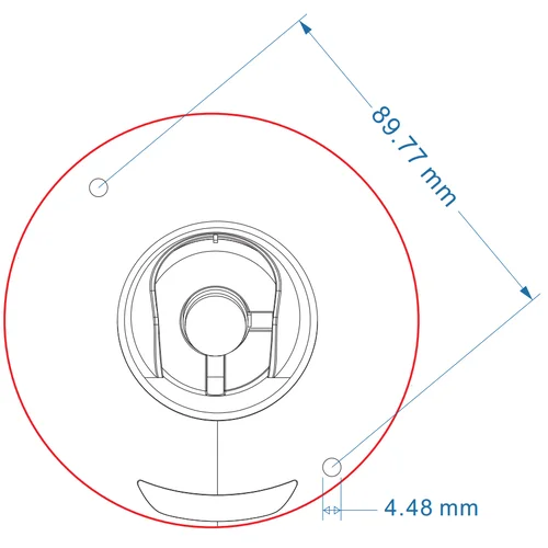 IP камера OMNY BASE miniDome4A-WD миникупольная 4Мп (2592x1520) 18к/с, 1.7мм, F2.0, 802.3af A/B, 12±1В DC, ИК до 15м, встр. микр, WDR 120dB